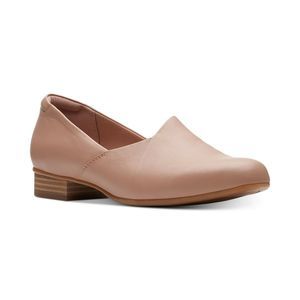 Clarks Juliet Palm Pink Nude Slip On Size 8.5 NWB